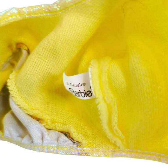 Vintage Barbie 1986 Pet Show Yellow & Gold Outfit With Skirt & Top 3658 - Picture 4 of 6